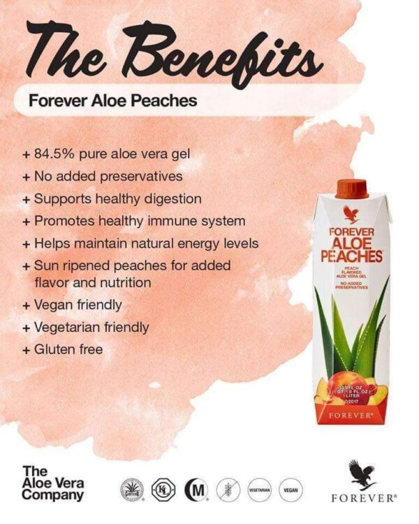 Forever Aloe Peaches Juice benefits